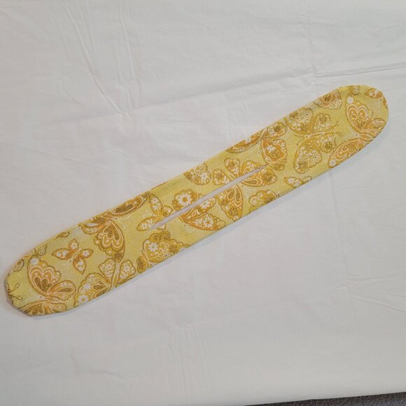 Hair Scrunchie Bun Maker - Hawaii Yellow Butterflies NWOT - Picture 1 of 5